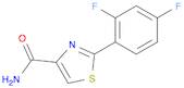 4-Thiazolecarboxamide, 2-(2,4-difluorophenyl)-