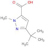 1H-Pyrazole-5-carboxylic acid, 3-(1,1-dimethylethyl)-1-methyl-