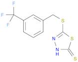 1,3,4-Thiadiazole-2(3H)-thione, 5-[[[3-(trifluoromethyl)phenyl]methyl]thio]-