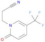 1(2H)-Pyridinepropanenitrile, 2-oxo-5-(trifluoromethyl)-