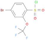 Benzenesulfonyl chloride, 4-bromo-2-(trifluoromethoxy)-