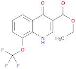3-Quinolinecarboxylic acid, 1,4-dihydro-4-oxo-8-(trifluoromethoxy)-, ethyl ester