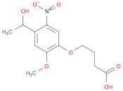 Butanoic acid, 4-[4-(1-hydroxyethyl)-2-methoxy-5-nitrophenoxy]-