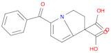 1H-Pyrrolizine-1,1-dicarboxylic acid, 5-benzoyl-2,3-dihydro-