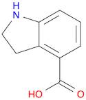 1H-Indole-4-carboxylic acid, 2,3-dihydro-