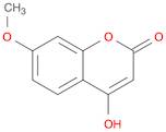 2H-1-Benzopyran-2-one, 4-hydroxy-7-methoxy-