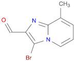 Imidazo[1,2-a]pyridine-2-carboxaldehyde, 3-bromo-8-methyl-