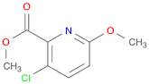 2-Pyridinecarboxylic acid, 3-chloro-6-methoxy-, methyl ester