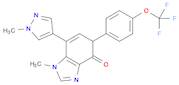 4H-Benzimidazol-4-one, 1,5-dihydro-1-methyl-7-(1-methyl-1H-pyrazol-4-yl)-5-[4-(trifluoromethoxy)...