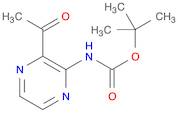 Carbamic acid, N-(3-acetyl-2-pyrazinyl)-, 1,1-dimethylethyl ester