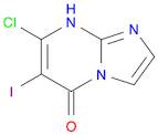 Imidazo[1,2-a]pyrimidin-5(8H)-one, 7-chloro-6-iodo-