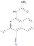 Acetamide, N-(4-cyano-3-methyl-1-isoquinolinyl)-