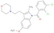 Methanone, (2,3-dichlorophenyl)[5-methoxy-2-methyl-3-[2-(4-morpholinyl)ethyl]-1H-indol-1-yl]-