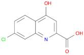 2-Quinolinecarboxylic acid, 7-chloro-4-hydroxy-