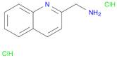 2-Quinolinemethanamine, hydrochloride (1:2)