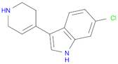 1H-Indole, 6-chloro-3-(1,2,3,6-tetrahydro-4-pyridinyl)-