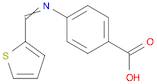 Benzoic acid, 4-[(2-thienylmethylene)amino]-