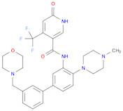 3-Pyridinecarboxamide, 1,6-dihydro-N-[4-(4-methyl-1-piperazinyl)-3'-(4-morpholinylmethyl)[1,1'-biphenyl]-3-yl]-6-oxo-4-(trifluoromethyl)-
