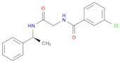 Benzamide, 3-chloro-N-[2-oxo-2-[[(1S)-1-phenylethyl]amino]ethyl]-