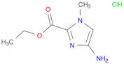 1H-Imidazole-2-carboxylic acid, 4-amino-1-methyl-, ethyl ester, hydrochloride (1:1)