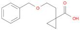 Cyclopropanecarboxylic acid, 1-[2-(phenylmethoxy)ethyl]-