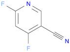 3-Pyridinecarbonitrile, 4,6-difluoro-