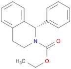 2(1H)-Isoquinolinecarboxylic acid, 3,4-dihydro-1-phenyl-, ethyl ester, (1S)-