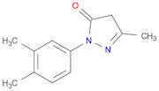 3H-Pyrazol-3-one, 2-(3,4-dimethylphenyl)-2,4-dihydro-5-methyl-