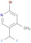Pyridine, 2-bromo-5-(difluoromethyl)-4-methyl-