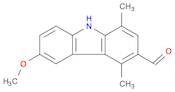 9H-Carbazole-3-carboxaldehyde, 6-methoxy-1,4-dimethyl-