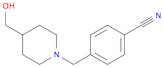 Benzonitrile, 4-[[4-(hydroxymethyl)-1-piperidinyl]methyl]-
