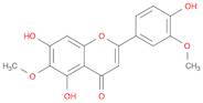 4H-1-Benzopyran-4-one, 5,7-dihydroxy-2-(4-hydroxy-3-methoxyphenyl)-6-methoxy-