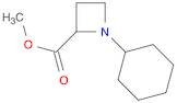 2-Azetidinecarboxylic acid, 1-cyclohexyl-, methyl ester