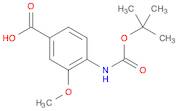 Benzoic acid, 4-[[(1,1-dimethylethoxy)carbonyl]amino]-3-methoxy-
