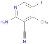 3-Pyridinecarbonitrile, 2-amino-5-iodo-4-methyl-