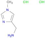 1H-Imidazole-4-methanamine, 1-methyl-, hydrochloride (1:2)