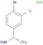 Benzenemethanamine, 4-bromo-3-chloro-α-methyl-, hydrochloride (1:1), (αS)-