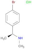 Benzenemethanamine, 4-bromo-N,α-dimethyl-, hydrochloride (1:1), (αS)-