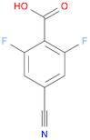 Benzoic acid, 4-cyano-2,6-difluoro-