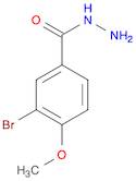 Benzoic acid, 3-bromo-4-methoxy-, hydrazide
