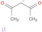 2,4-Pentanedione, ion(1-), lithium (1:1)