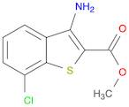 Benzo[b]thiophene-2-carboxylic acid, 3-amino-7-chloro-, methyl ester