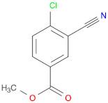 Benzoic acid, 4-chloro-3-cyano-, methyl ester