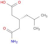 Hexanoic acid, 3-(2-amino-2-oxoethyl)-5-methyl-, (3R)-
