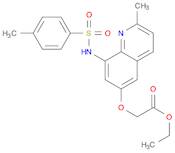 Acetic acid, 2-[[2-methyl-8-[[(4-methylphenyl)sulfonyl]amino]-6-quinolinyl]oxy]-, ethyl ester