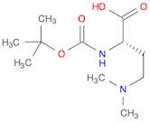 Butanoic acid, 4-(dimethylamino)-2-[[(1,1-dimethylethoxy)carbonyl]amino]-, (2S)-