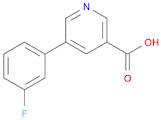 3-Pyridinecarboxylic acid, 5-(3-fluorophenyl)-