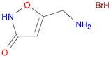 3(2H)-Isoxazolone, 5-(aminomethyl)-, hydrobromide (1:1)