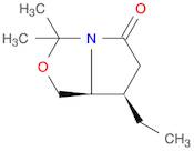 3H,5H-Pyrrolo[1,2-c]oxazol-5-one, 7-ethyltetrahydro-3,3-dimethyl-, (7R,7aS)-