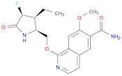 6-Isoquinolinecarboxamide, 1-[[(2S,3S,4S)-3-ethyl-4-fluoro-5-oxo-2-pyrrolidinyl]methoxy]-7-methoxy-
